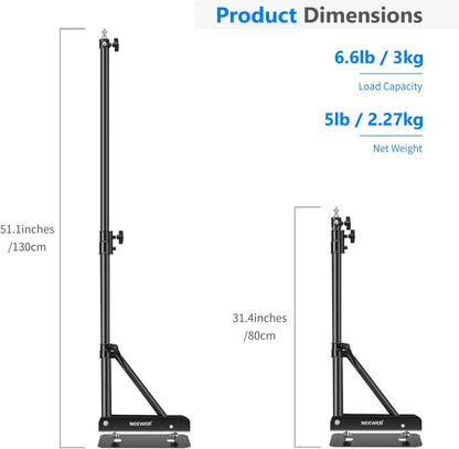 Neewer ST-WM130 Wall Mount Triangle Boom Arm for Studio Lights