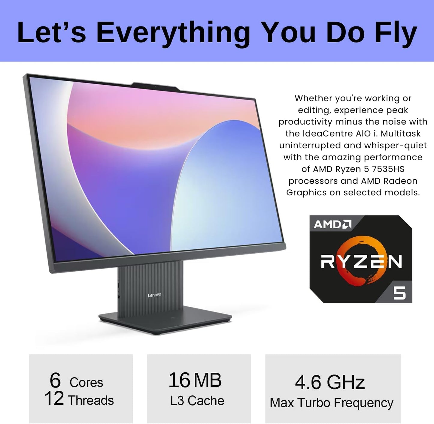 Lenovo 27IRH9 27" IdeaCentre AIO Touchscreen Desktop