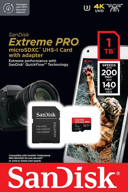 SanDisk SDSQXCD-1T00 Extreme PRO 1TB microSDXC Card