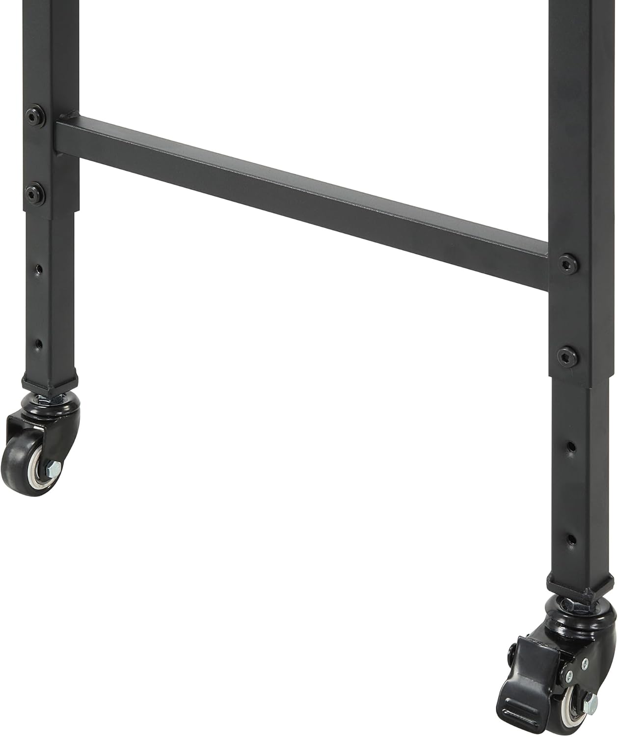 Lexicon 194840286998 Overbed Table with Wheels Brown