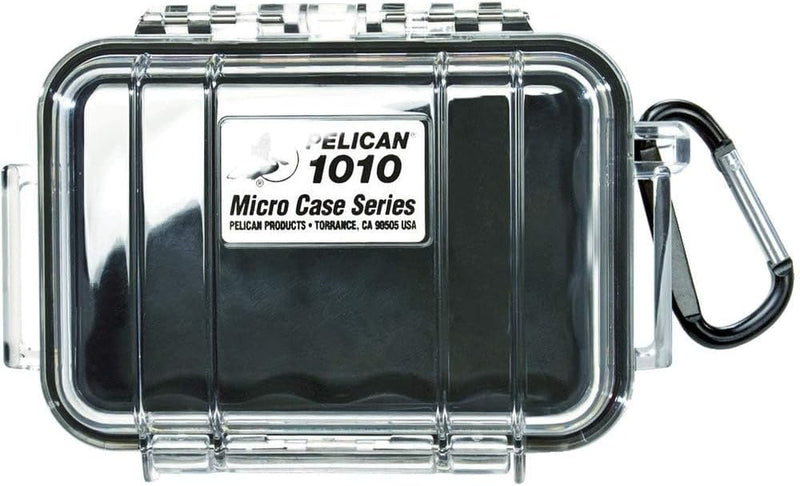 Pelican 1010-025-100 Micro Case - Black/Clear — main product image