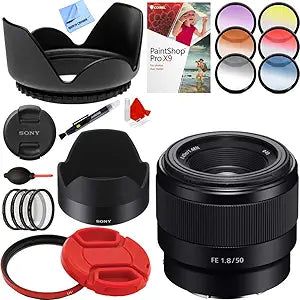 Sony E7SNSEL50F18F FE 50mm f/1.8 Lens Bundle