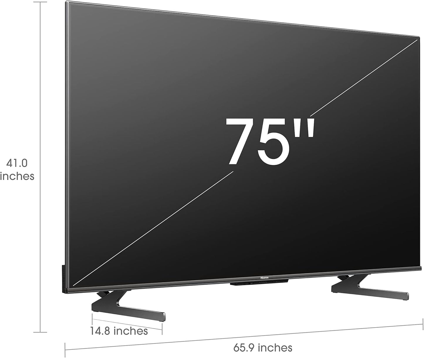 Hisense 75U8H 75-Inch Quantum 4K Mini-LED Google Smart TV