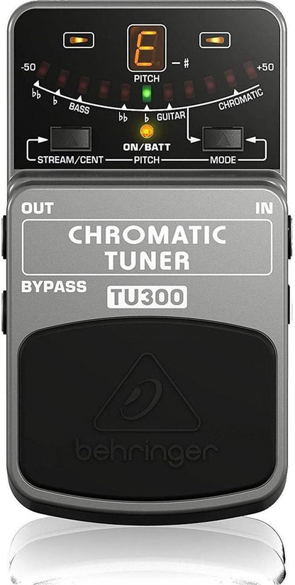 Behringer TU300 Chromatic Guitar Bass Tuner Pedal