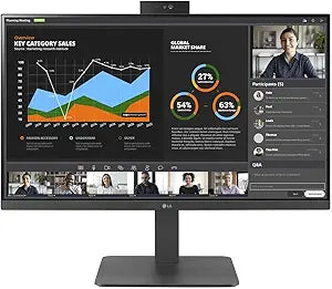 LG 27BR750C-C 27" FHD IPS Monitor with Webcam