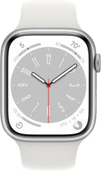Apple Apple Watch Series 8 [GPS, 45mm] - Silver (Renewed)