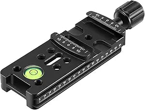 Neewer 10096749 100mm Rail Nodal Slide QR Clamp