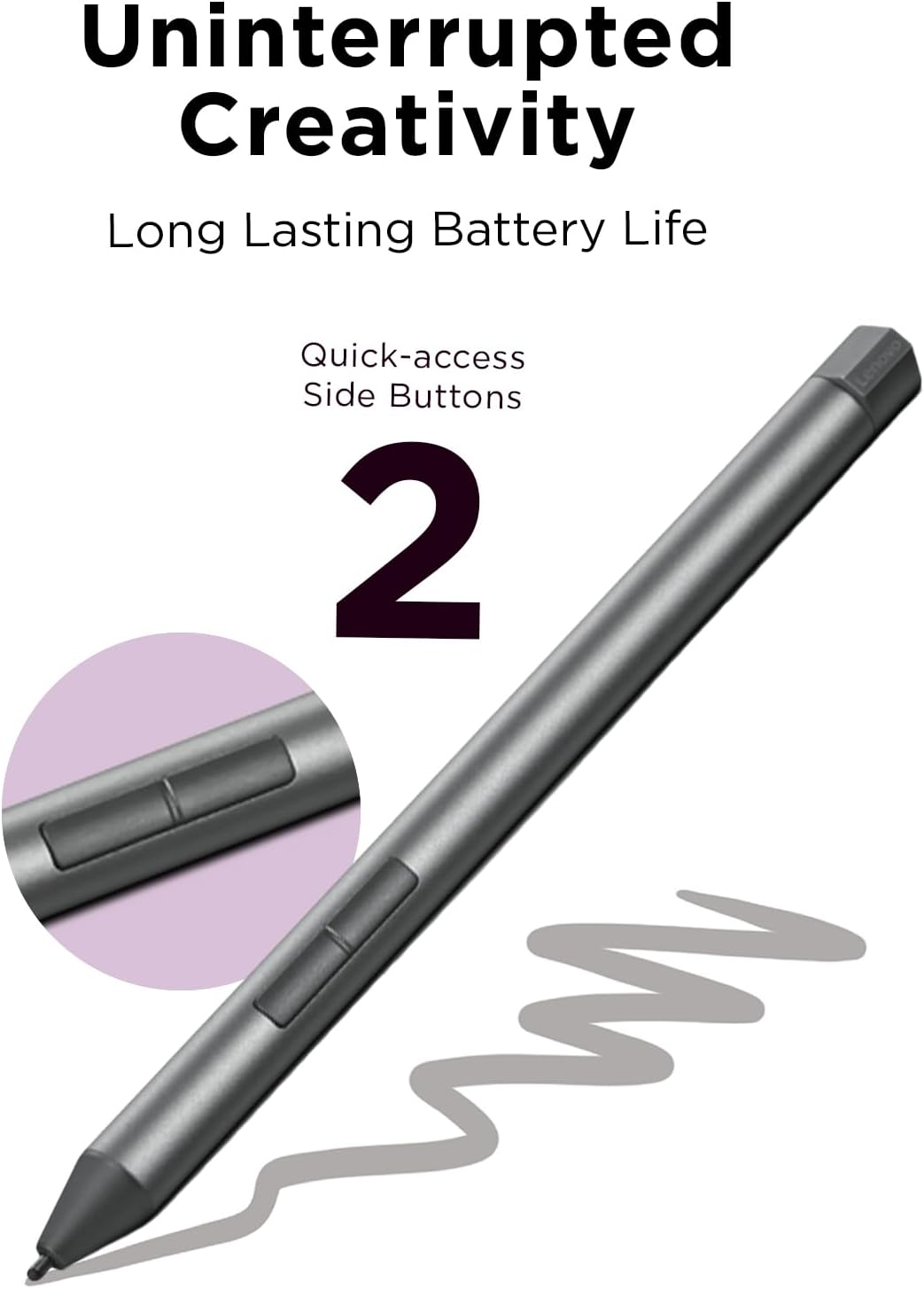 Lenovo 4X81H95633 Digital Pen 2 - 4096 Pressure Levels