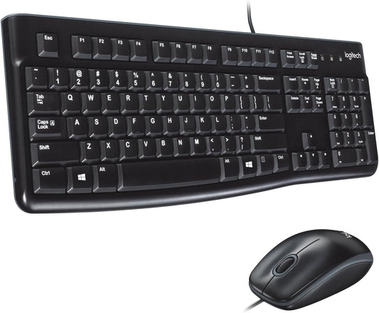 Logitech MK120 Wired Keyboard and Mouse Combo