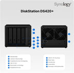 Synology DS420+ 4-Bay NAS DiskStation (Diskless)