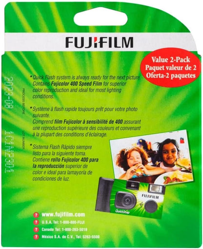 Fujifilm QuickSnap Flash 400 Disposable Camera 6-Pack