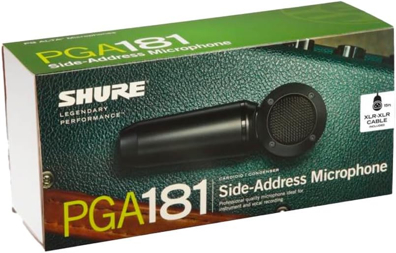 Shure PGA181-XLR Condenser Instrument/Vocal Microphone