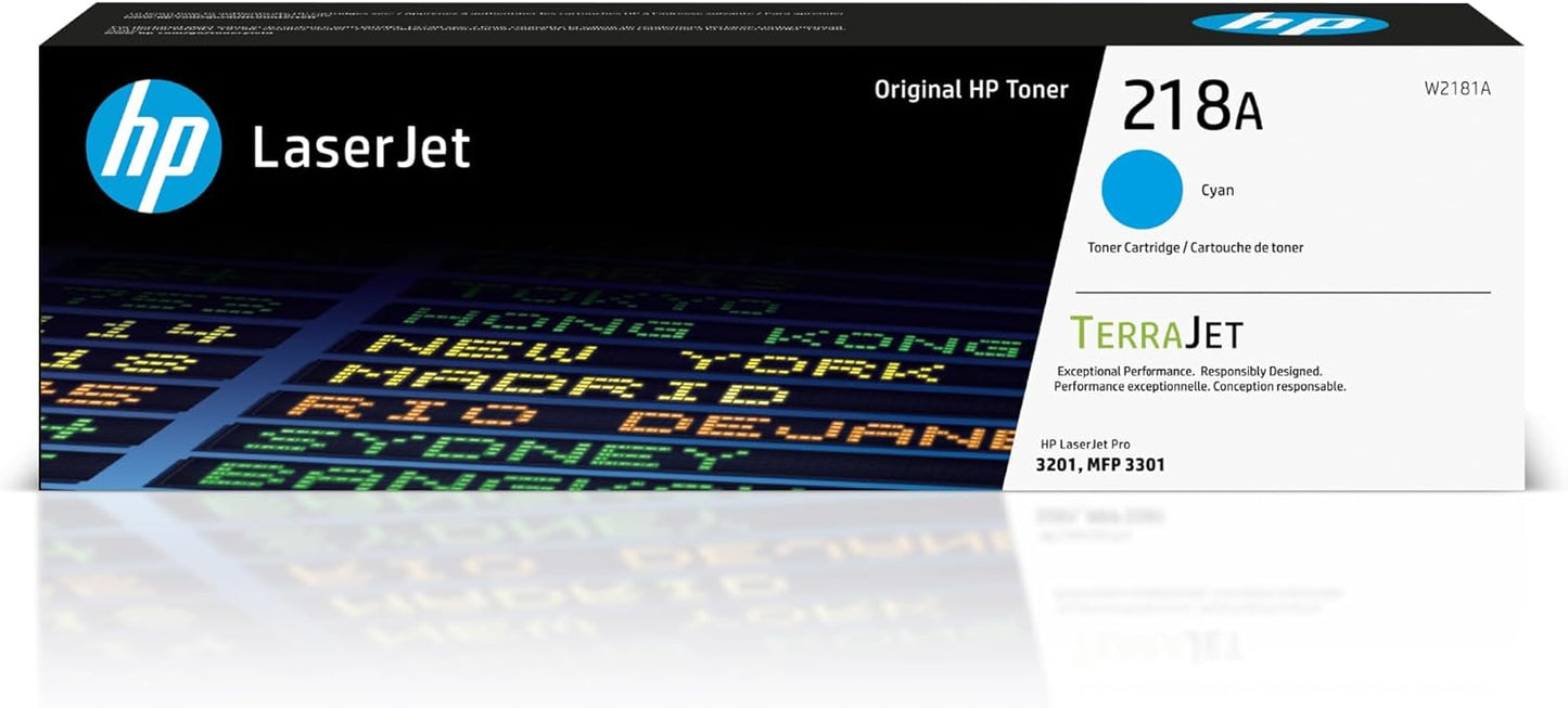 HP W2181A 218A Cyan LaserJet Toner Cartridge