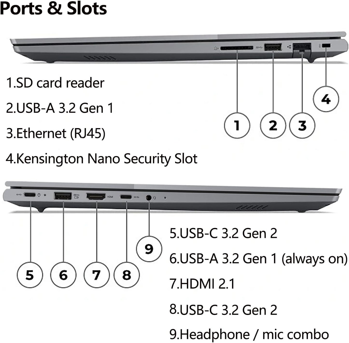 Lenovo 16 G6 ThinkBook 16" FHD+ Laptop Ryzen 5