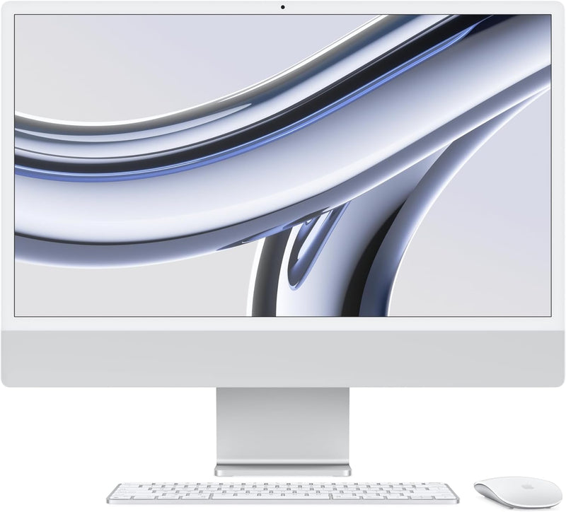 Apple iMac 24-inch M3 Chip 512GB SSD - Silver — main product image