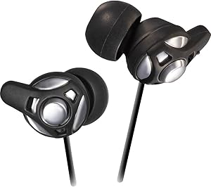 JVC HAFX40S Silver In-Ear Headphones - High Quality