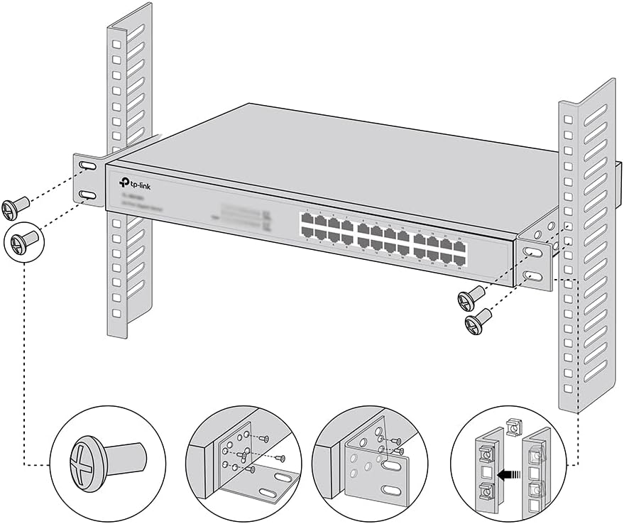 TP-Link RackMount Kit-13 for 13-inch Switches Routers