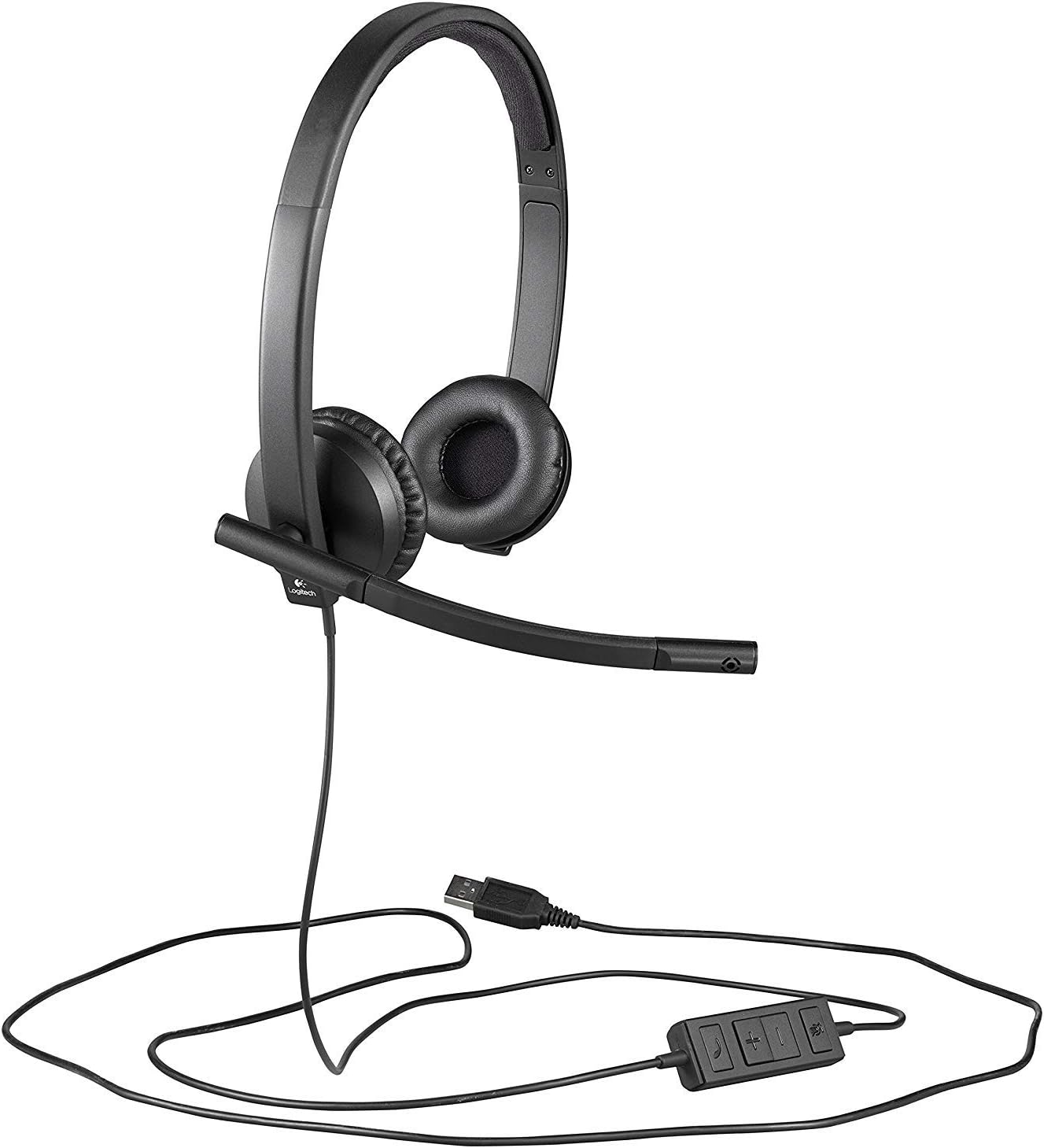 Logitech H570e USB Stereo Headset Renewed