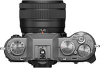Fujifilm X-T50 X-T50 Camera with XC15-45mm Lens & Accessories Bundle - Silver