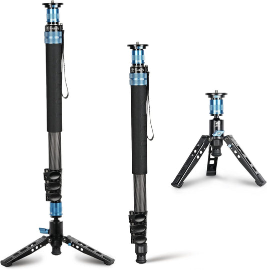 Sirui P-424FL Carbon Fiber Monopod: 75", with Feet