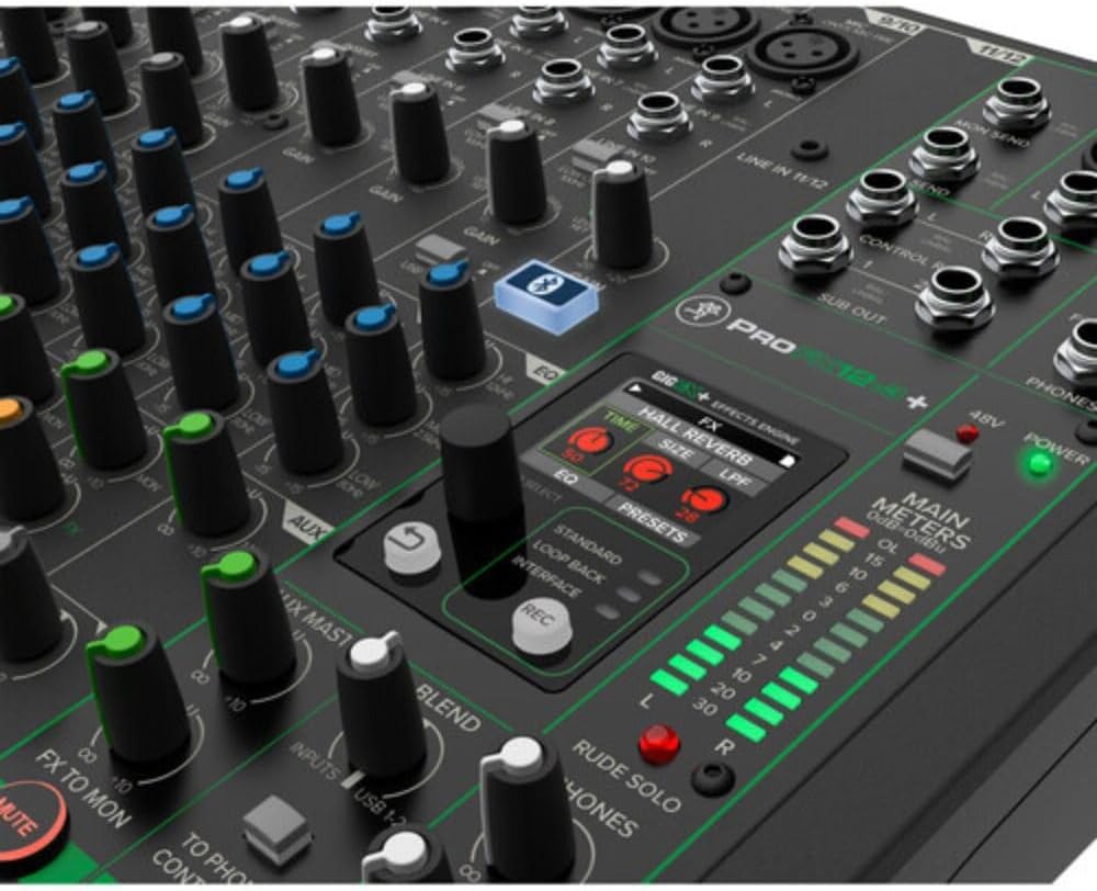 Mackie 12-Channel ProFX12v3+ Mixer Bundle with Bag