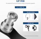 Neewer 10102508 T-Type Wall Mount Studio Light Bracket