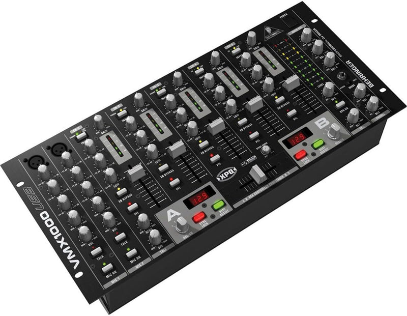 Behringer VMX1000USB 5-Channel DJ Mixer with USB Interface — main product image