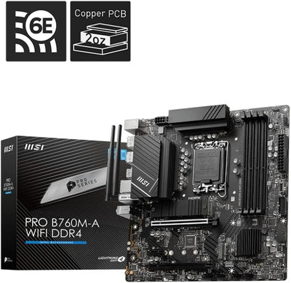 MSI PROB760MAWID4 DDR4 WiFi mATX Motherboard