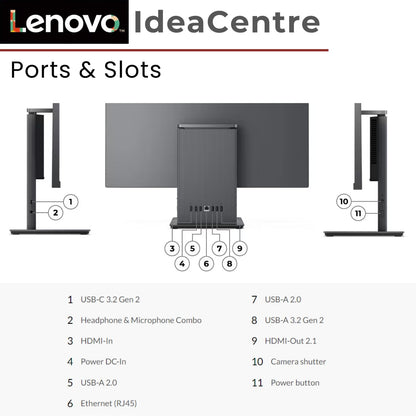 Lenovo 27IRH9 27" IdeaCentre AIO Touchscreen Desktop