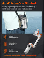 Insta360 CINSABBACW Flow Creator Kit AI Gimbal