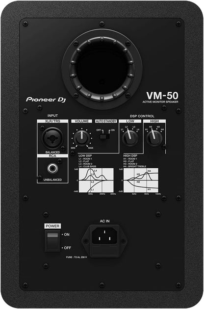 Pioneer DJ VM-50 5.25-inch Active Studio Monitor - Black