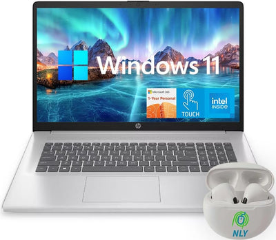 HP 17 inch Laptop Touchscreen, Pentium N5030, 16GB RAM, 1TB SSD, Windows 11