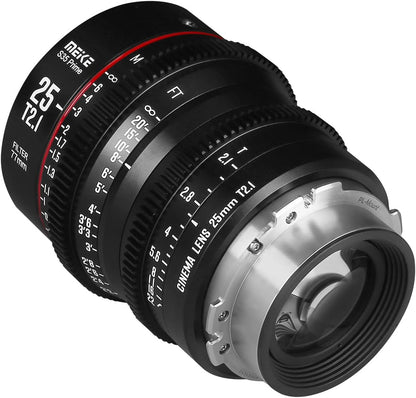 Meike 25mm T2.1 S35 Wide Angle Prime Cinema Lens