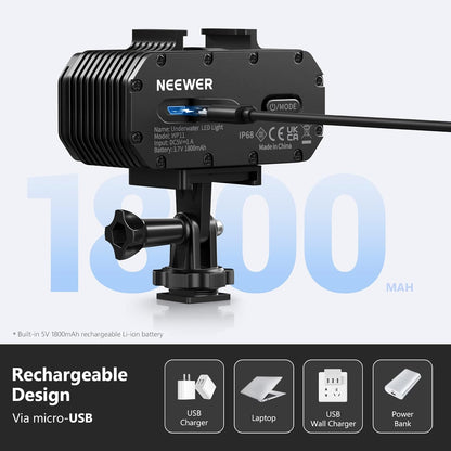 Neewer 10100460 WP11 Waterproof LED Light 40m