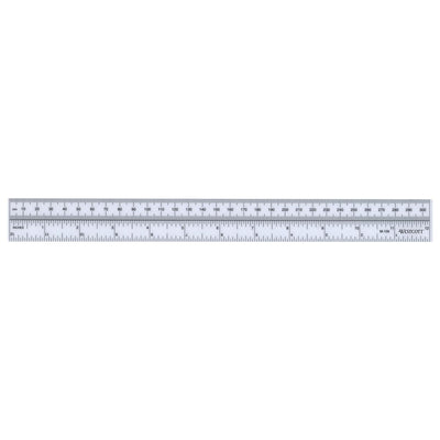 Westcott M-109 Metric/Inch Ruler 30cm Opaque