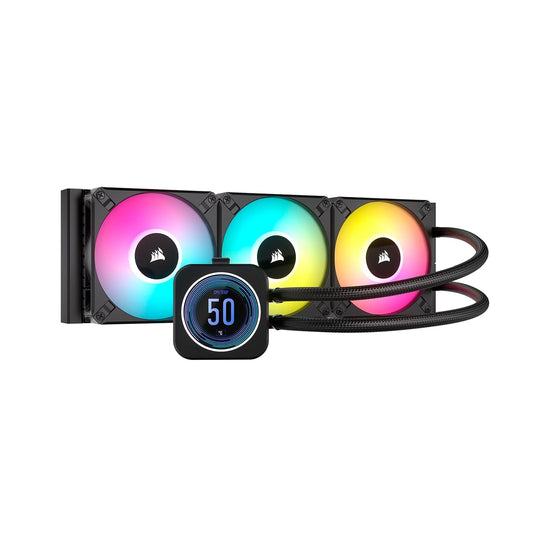 Corsair CW-9060075-WW iCUE H150i Elite LCD XT Cooler (Renewed)