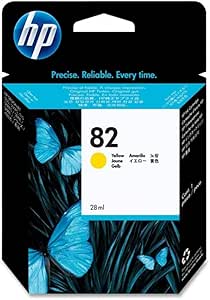 HP 82 CH568A Yellow Ink Cartridge for DesignJet Printers