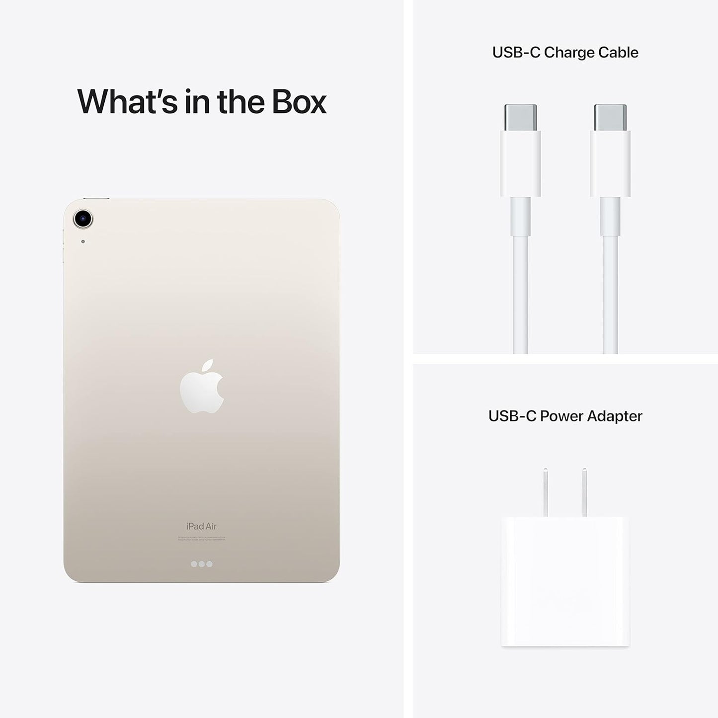 Apple MM9F3LL/A 2022 iPad Air 64GB Starlight (Renewed)