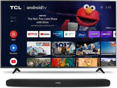 TCL 4 Series 55S434 55" 4K UHD TV + Alto 8i Soundbar Bundle