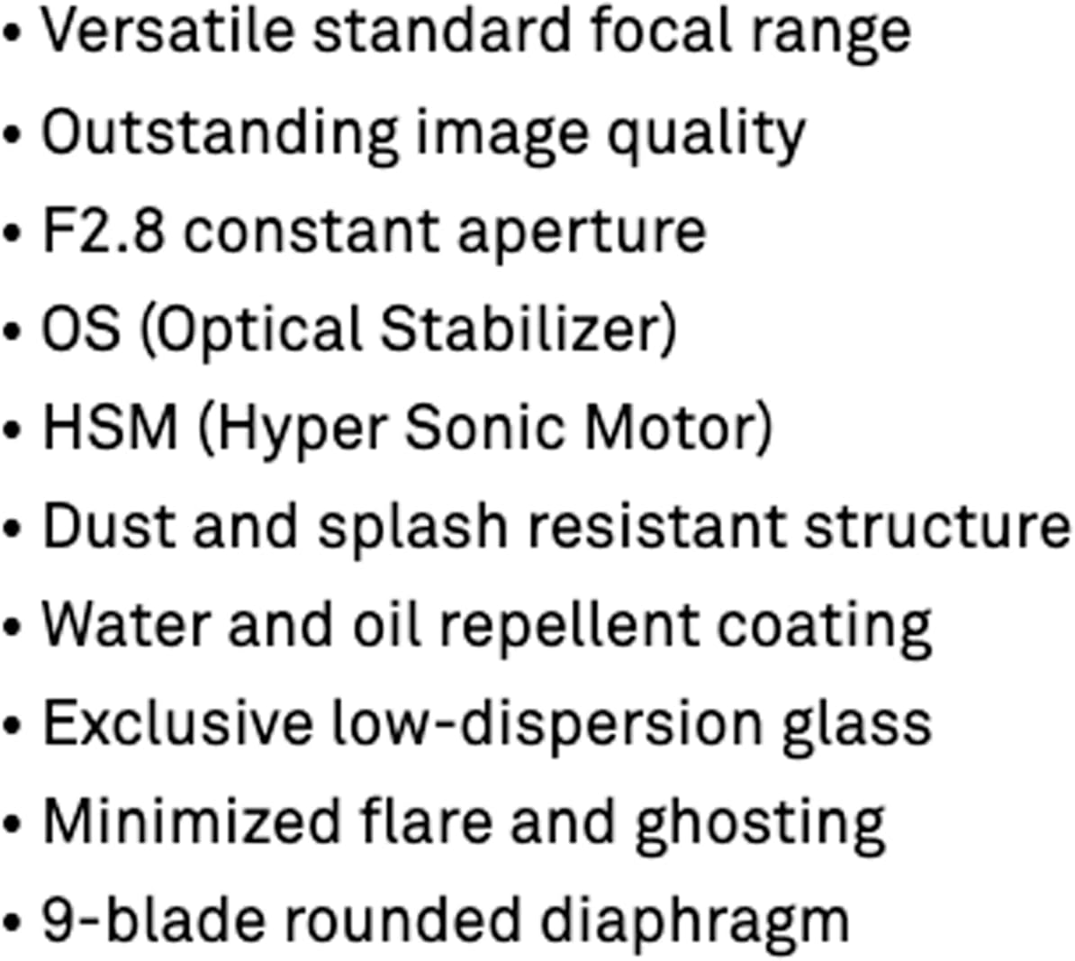 Sigma 24-70mm F2.8 Art DG OS HSM Nikon Lens