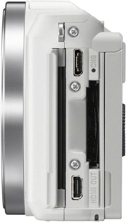 Sony ILCE5000L/W Alpha a5000 Mirrorless Camera with 16-50mm Lens