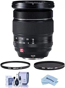 Fujifilm 16-55mm XF f/2.8 R LM WR Zoom Lens Bundle
