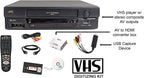 JVC VCR 4 Head VCR+ Renewed Player with Remote