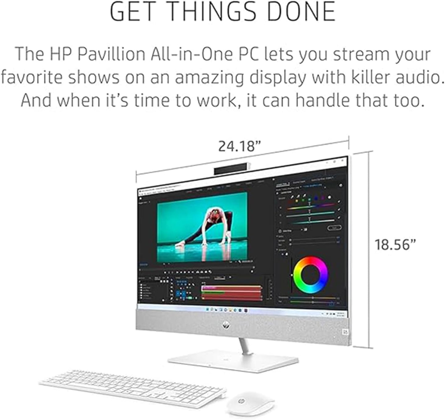 HP TPC-Q087-27 Pavilion 27" QHD All-in-One RTX 3050