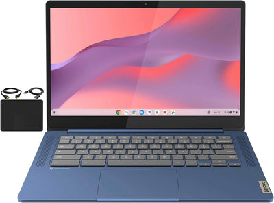 Lenovo Newest Flagship Chromebook 14" FHD Touchscreen Abyss Blue