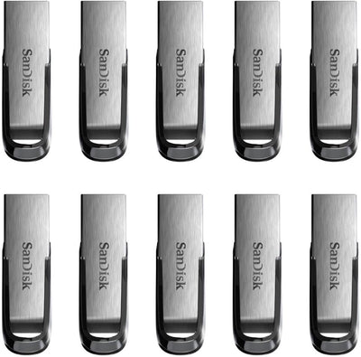 SanDisk SDCZ73-064G-B10CT 64GB Ultra Flair 10-Pack USB 3.0