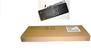 HP USB Keyboard Black 724720-001 Renewed