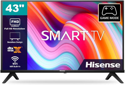 Hisense 43H4030F3 43-Inch 1080p Smart LED TV (Renewed)