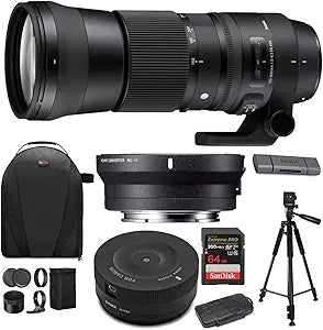 Sigma 745101 150-600mm - Canon Lens Bundle