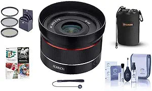 Rokinon Sony E AF Compact Lenses 24mm F2.8 Lens Bundle